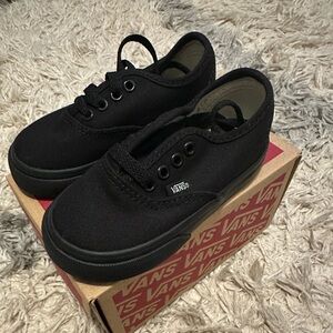 NEW With Box Toddler Vans Size 5.5/6